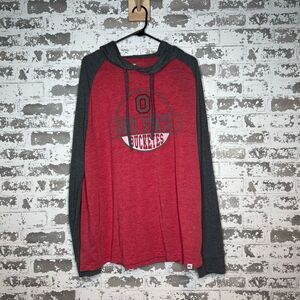 Colosseum Ohio state buckeyes long sleeve hooded t
